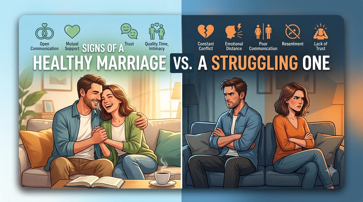 Signs of a Healthy Marriage vs. A Struggling One